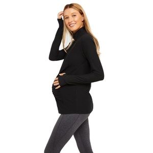 Motherhood Maternity Pregnancy Black Lightweight Jacket Small Athleisure Outdoor